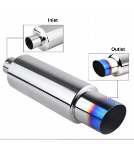 Rear Muffler TurboWorks 100mm inlet 60mm