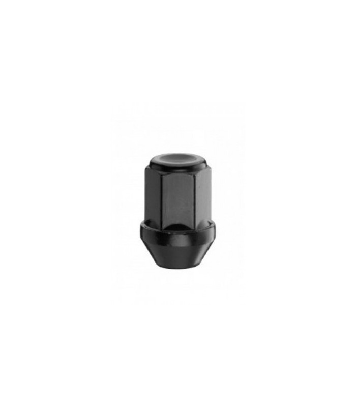 Wheel nut 14x1,5 cone hex 19 closed BLACK