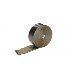 TurboWorks Exhaust heat wrap 50mm x 1mm 15m Titanium + Foil
