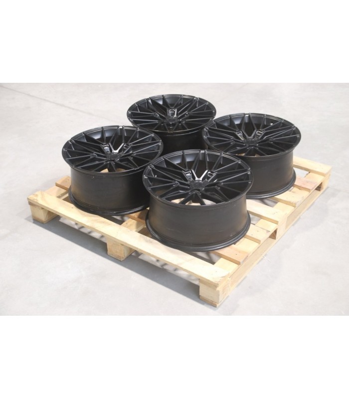 Set of JR38 19x9 ET20 5x112 Matt Black