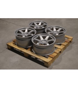 Set of SL03 19x9 ET20 + 19x10 ET29 5x120 Gloss Silver