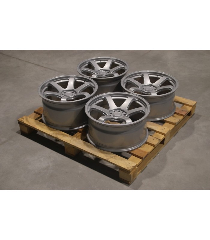 Set of SL03 19x9 ET20 + 19x10 ET29 5x120 Gloss Silver
