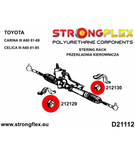 212130B: Steering Rack Clamp Bush