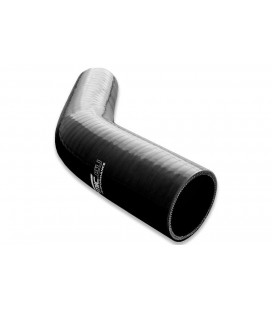 Silicone reducer elbow 45' 51/60mm Black