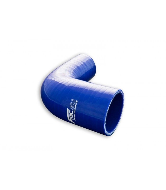 Silicone Reducer elbow 90' 63/76mm Black