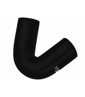Silicone Reducer elbow 90' 63/76mm Black