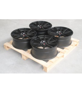 Set of JR11 20x8,5 ET35 5x114,3 Matt Black