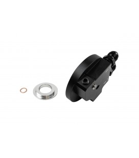 Oil filter adapter with outlet to the oil cooler for BMW engines
