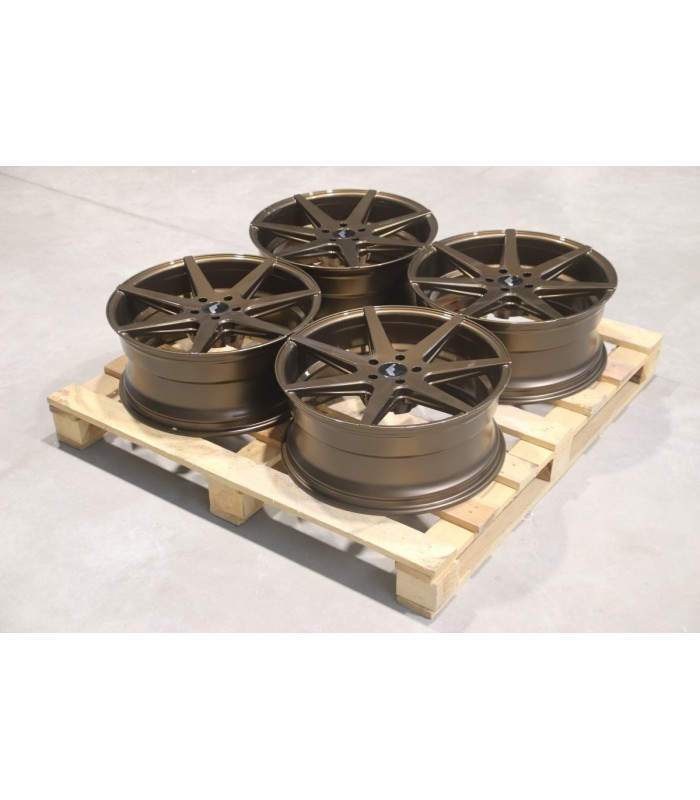 Set of JR20 20x8,5 ET20 5x112 Gloss Bronze