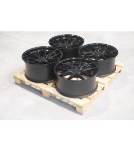 Set of JR44 21x9,5 ET35 + 21x10,5 ET30 5x112 Gloss Black