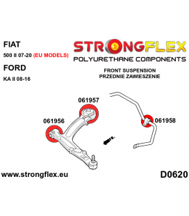 066090B: Front suspension and ream beam bush kit