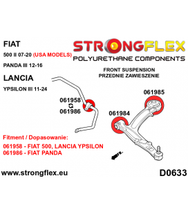 066089A: Front suspension bush kit SPORT