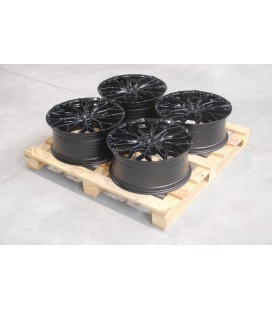 Set of JR49 20x8,5 ET45 + 20x9 ET45 5x108 Gloss Black