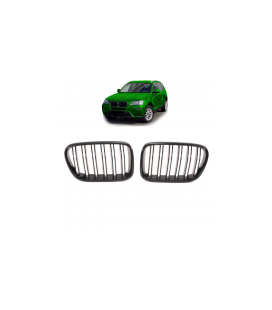 Sport grille double slats gloss black BMW X3 (F25) Pre-Facelift 2010-2014