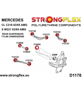 112133A: Rear wishbone bush – outer SPORT
