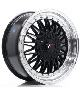 JR Wheels JR9 18x8 ET35 5x120 Gloss Black w/ Machined Lip