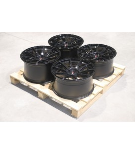 Set of JR11 20x10 ET30 + 20x11 ET30 5x112 Gloss Black