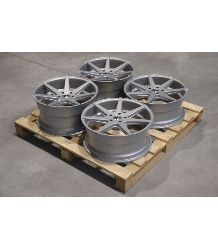 Set of JR20 20x8,5 ET35 + 20x10 ET40 5x120 Gloss Silver