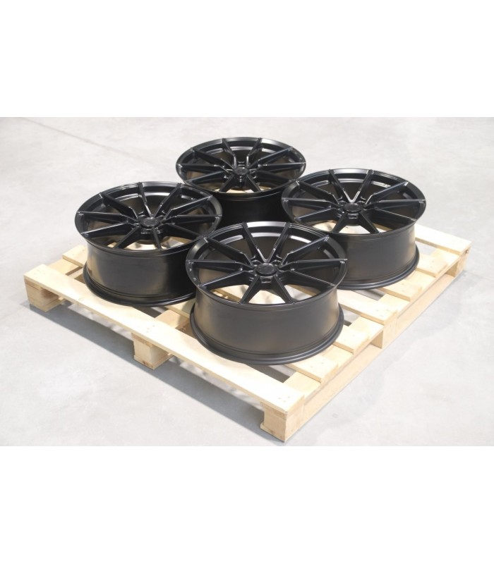 Set of SL02 19x8 ET30 + 19x8 ET40 5x112 Matt Black