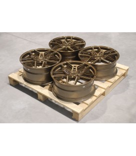 Set of CVR5 20x8,5 ET35 + 20x9 ET28 5x114,3 Brushed Bronze