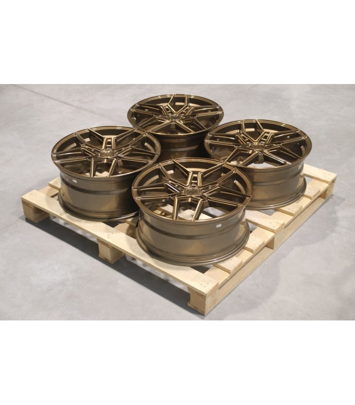 Set of CVR5 20x8,5 ET35 + 20x9 ET28 5x114,3 Brushed Bronze