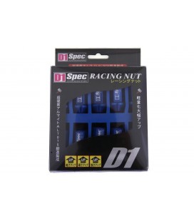 Racing lug nuts D1Spec Alu 12x1.25 blue