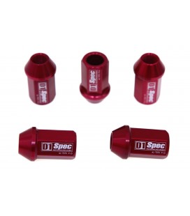 Racing lug nuts D1Spec Alu 12x1.25 red