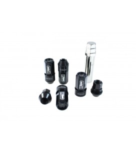 Racing lug nuts D1Spec Heptagon 2in1 12x1.25 Black