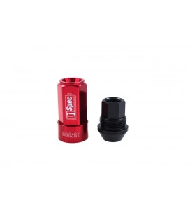 Racing lug nuts D1Spec Heptagon 2in1 12x1.25 Red