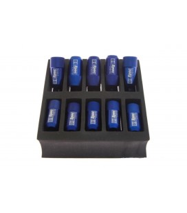 Racing lug nuts D1Spec HEX Alu 1.25 blue