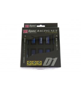 Racing lug nuts D1Spec HEX Alu 1.5 blue