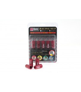 Racing lug nuts D1Spec HEX Alu 1.5 red