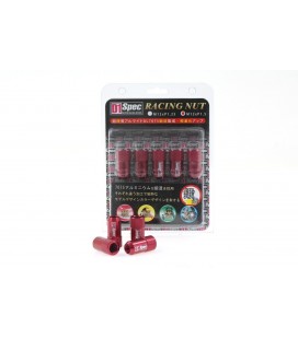 Racing lug nuts D1Spec HEX Alu 1.5 red