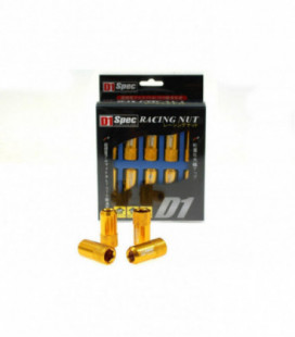Racing Lug Nuts D1SPEC Replica HEX M12x1.25 Gold