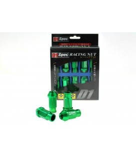 Racing Lug Nuts D1SPEC Replica Race M12x1.25 Green