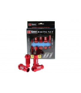 Racing Lug Nuts D1SPEC Replica Race M12x1.25 Red