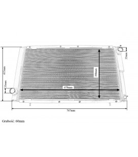 Racing radiator Subaru GC8 TurboWorks