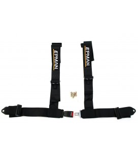 Racing seat belts 4p 3" EPMAN Black