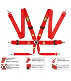 Racing Seat Belts OMP 804SLF FIA