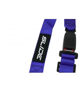 Racing seat belts SLIDE 3p 2" Purple