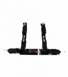 Racing seat belts SLIDE 4p 2" Black