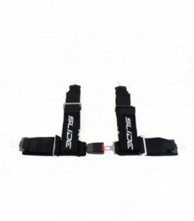 Racing seat belts SLIDE 4p 3" Black