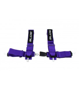 Racing seat belts SLIDE 4p 3" Purple