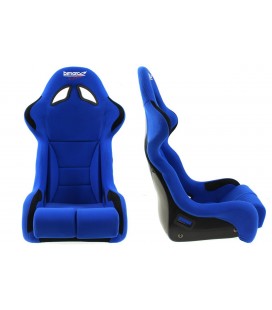 Bimarco Futura Velvet mėlyna/juoda FIA sportinė sėdynė