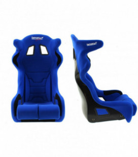 Bimarco Grip Velvet mėlyna/juoda HANS FIA sportinė sėdynė