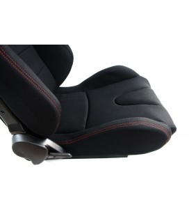 Racing seat GLOCK BLACK SUEDE