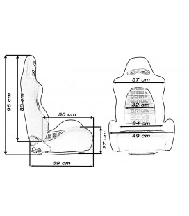 Racing seat K700 BLACK