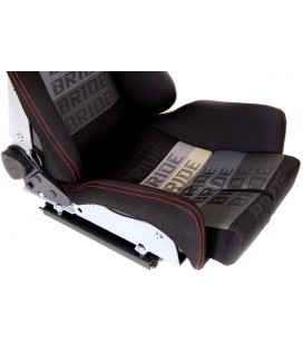 Racing seat LOW MAX K608 BLACK GREY