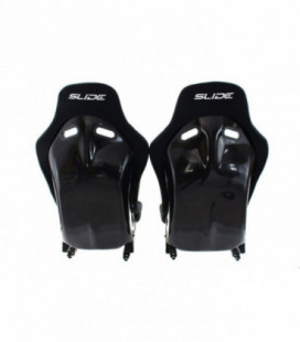 Racing seat SLIDE R1 material Black L