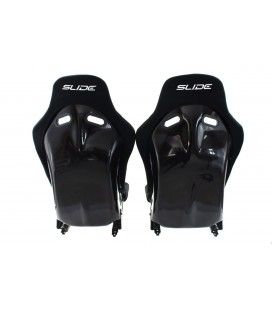 Racing seat SLIDE R1 material Black L